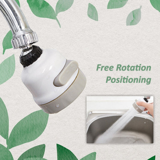 Rotatable Splash Proof 3 Modes Water Saving Nozzle Filter Faucet Sprayer